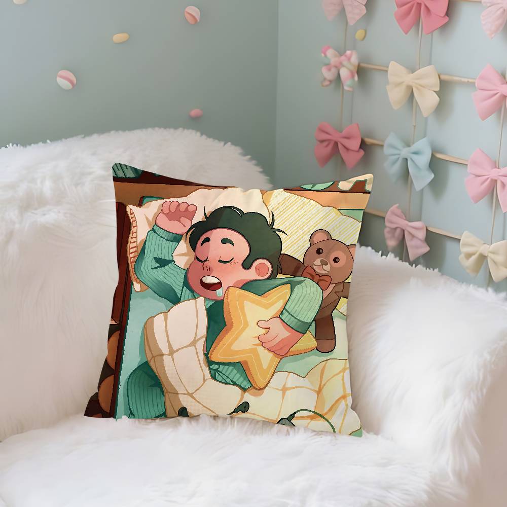 Steven Universe Strawberry Field Pillow Case Throw Pillow Cover Nordic Vintage Style Cushion Covers Living Room Sofa Couch Seat