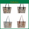 Pu Large Tote Bag For Women With Zipper Closure And Inner Pockets For Daily Use