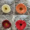 Pu Gerbera Daisy Artificial Flower For Wedding Decor Home Styling Soft Rubber Material