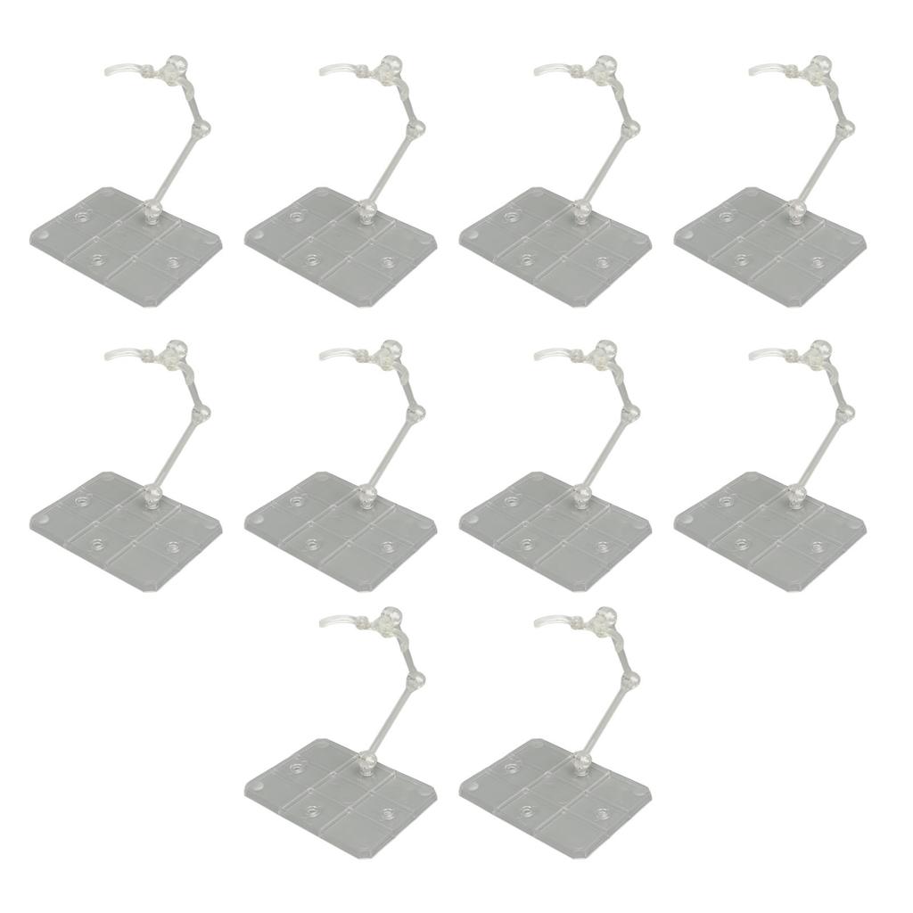 10 Sets Action Figure Stand Transparent Acrylic Anime Figure Display Stand Support Holder Base