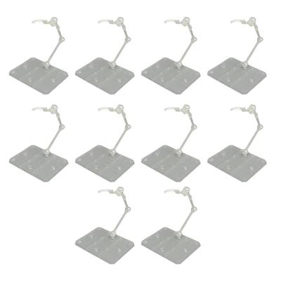 10 Sets Action Figure Stand Transparent Acrylic Anime Figure Display Stand Support Holder Base
