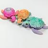 3D Printed Colorful Sea Turtle Model Tortoise Status Flexible Joint Home Office Decor Stress Relief Toy for Autism Fidget Toys