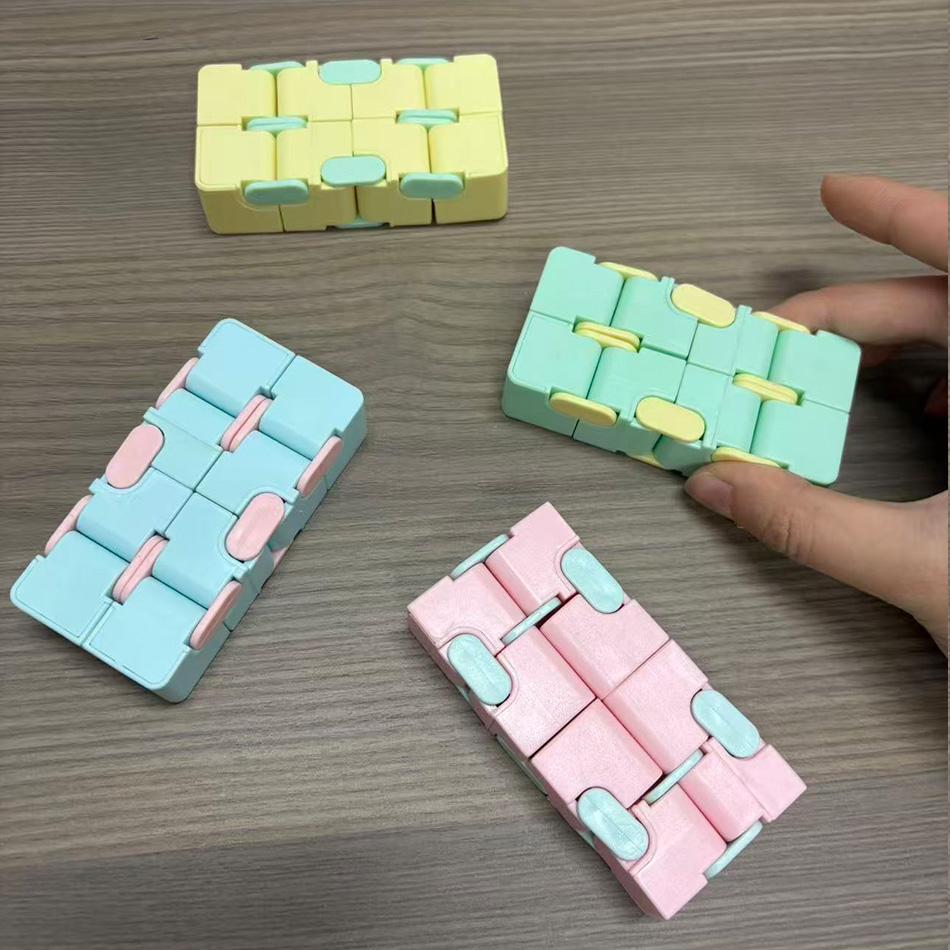 Puzzle Magic Cube Anti Stress Easing Toys For Adults Infinite Flip Funny Cube Sensory Toys For Children Special Needs Xmas Gifts