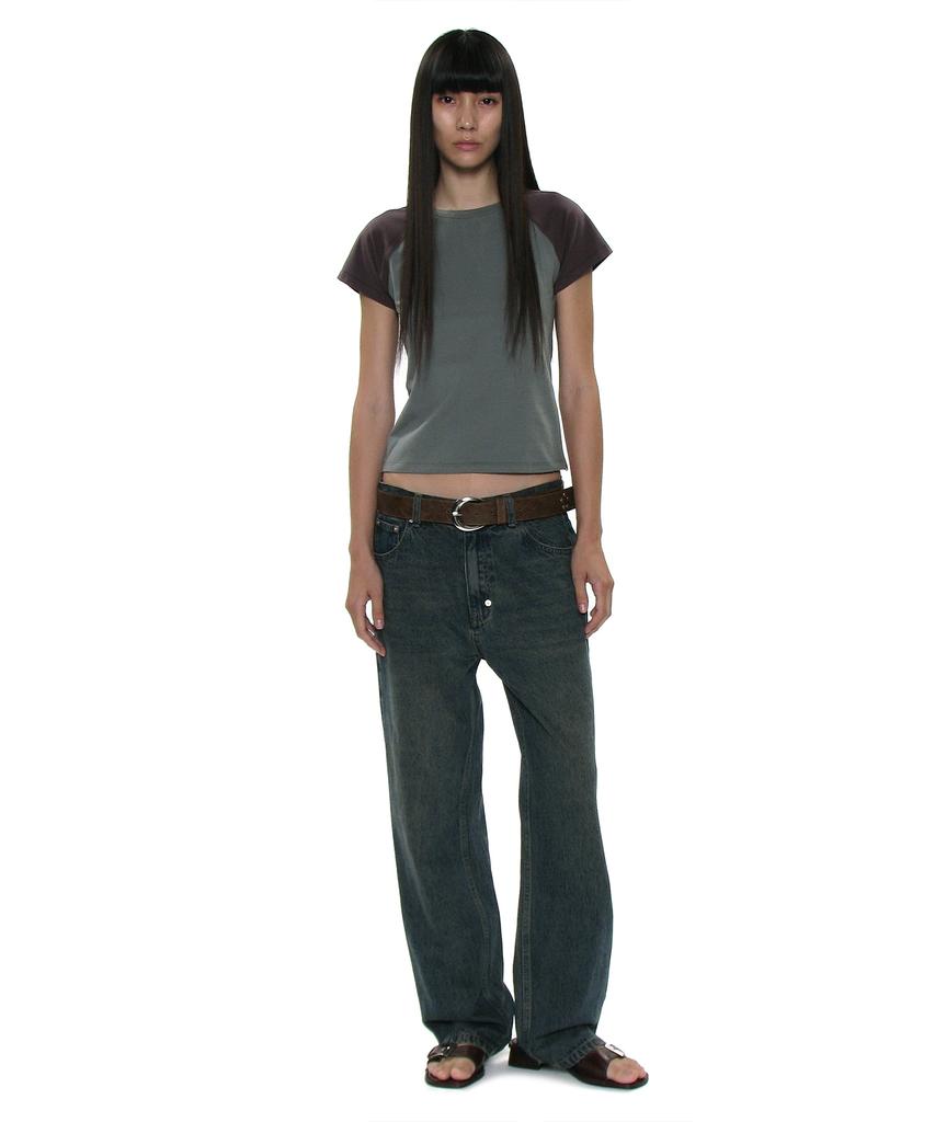 PARTIMENTO WOMEN Pwc Colorblock Fitted Everyday Tea_Forest