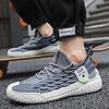 Summer Men Mesh Walking Shoes Lace-up Casual Outdoor Sports Running Shoes  New Sneakers Men Flat Tennis Shoes