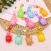 Cartoon Luminous Turtle Keychain Pendant Creative Kawaii Animals Key Ring Backpack Decoration Accessories Birthday Gifts