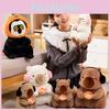 Adorable Capybara Plush Toy With Soft Short Plush Fabric For Kids And Collectors