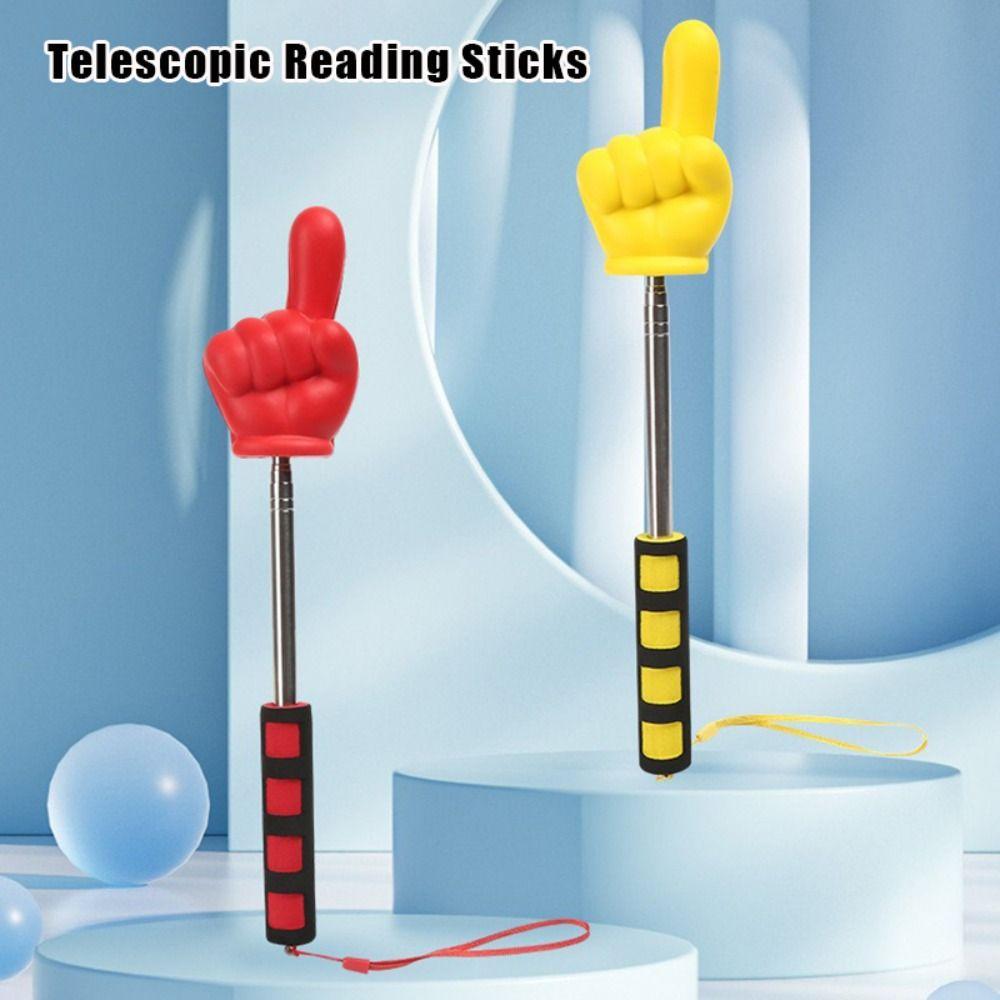 Telescopic Rod Finger Reading Sticks Finger Design Whiteboard Hand Pointer Teaching Tools  Teachers