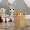 Rattan-Style Laundry Basket Foldable Dirty Clothes Basket Portable Wicker Baskets