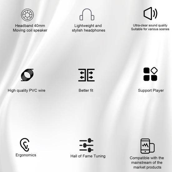 Kabelgebundenes Headset Intelligente Rauschunterdrückung Stereo Surround 3,5 mm Laptop-Computer-Headset Audiozubehör