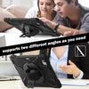 BILLTON Armored Shockproof Stand Case for iPad Pro 11 M4/M5 2024/2025 with Pencil Holder Shoulder Strap & Palm Band (27x22)