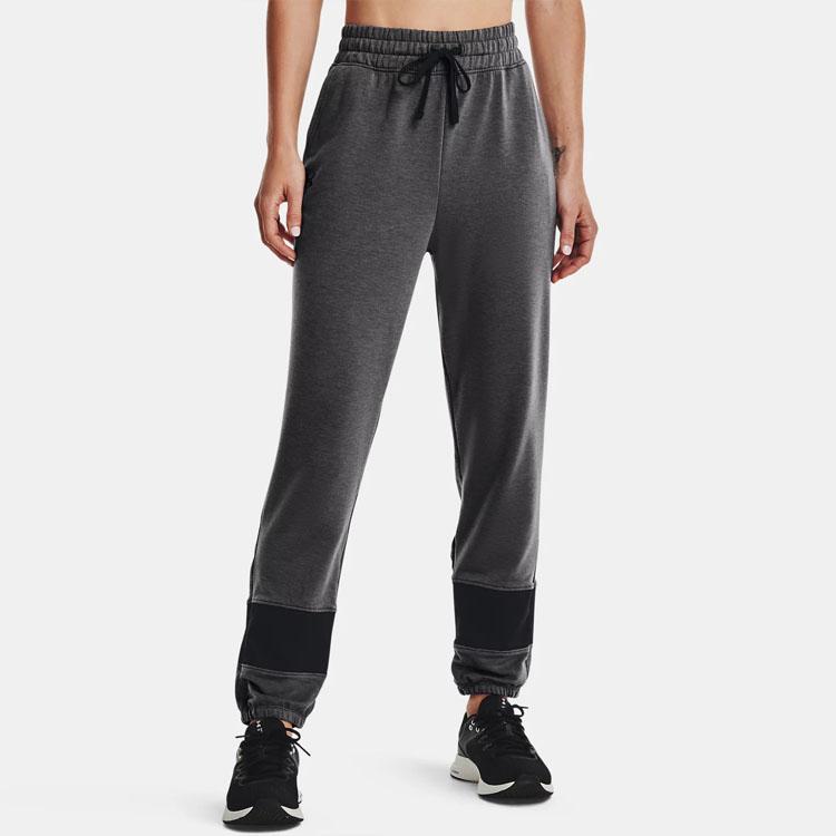 Under Armour Logo Print Training Joggers Women Joggers Gray 1370942-010