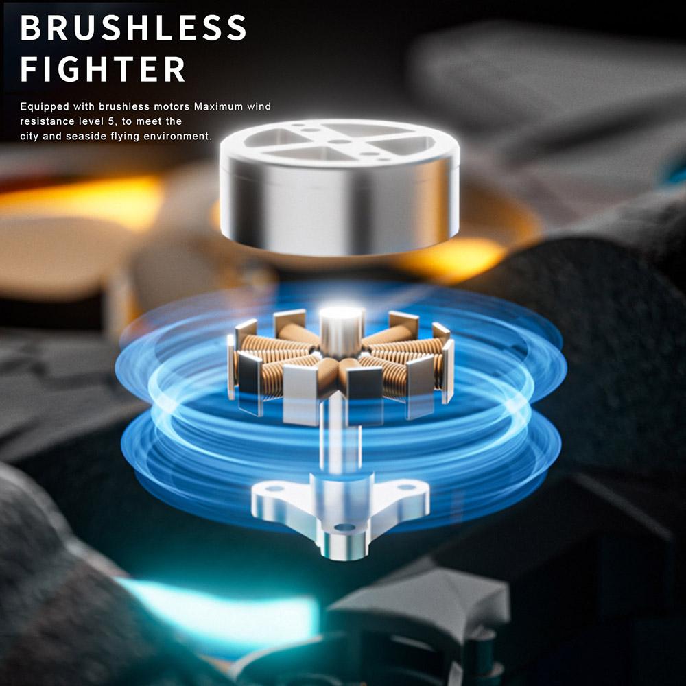 Remote Control Drone with Dual Camera 4K Remote Control Fighter for Kids and Beginner 2.4GHz WIFI