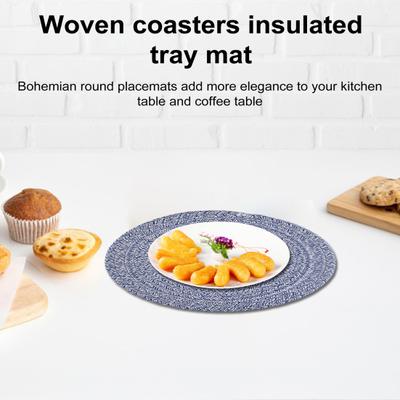 Tovaglietta da 7 pollici per piatti caldi Resistente al calore Sottopentola per cucina Trivet per pentole e padelle calde Sottobicchiere grande Presine da cucina Decorazione da tavolo