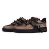 Nike Air Force 1 Galloping Into A New Journey Abrasion Resistant Low Top Skateboard Shoes Unisex Black Brown CW2288-001(Team691--)
