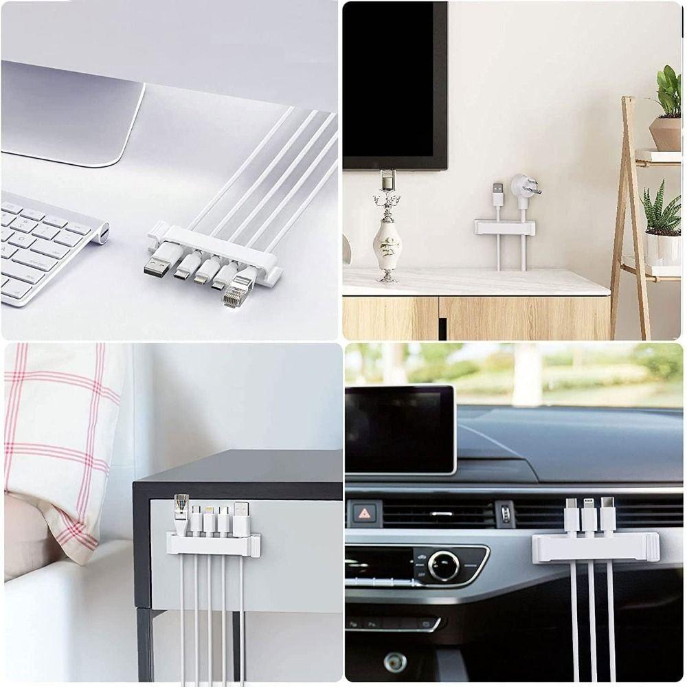 Wire Cluster Clamp Wire Holder Flexible Cable Winder Cable Organizer Cable Clamp Wire Organizer