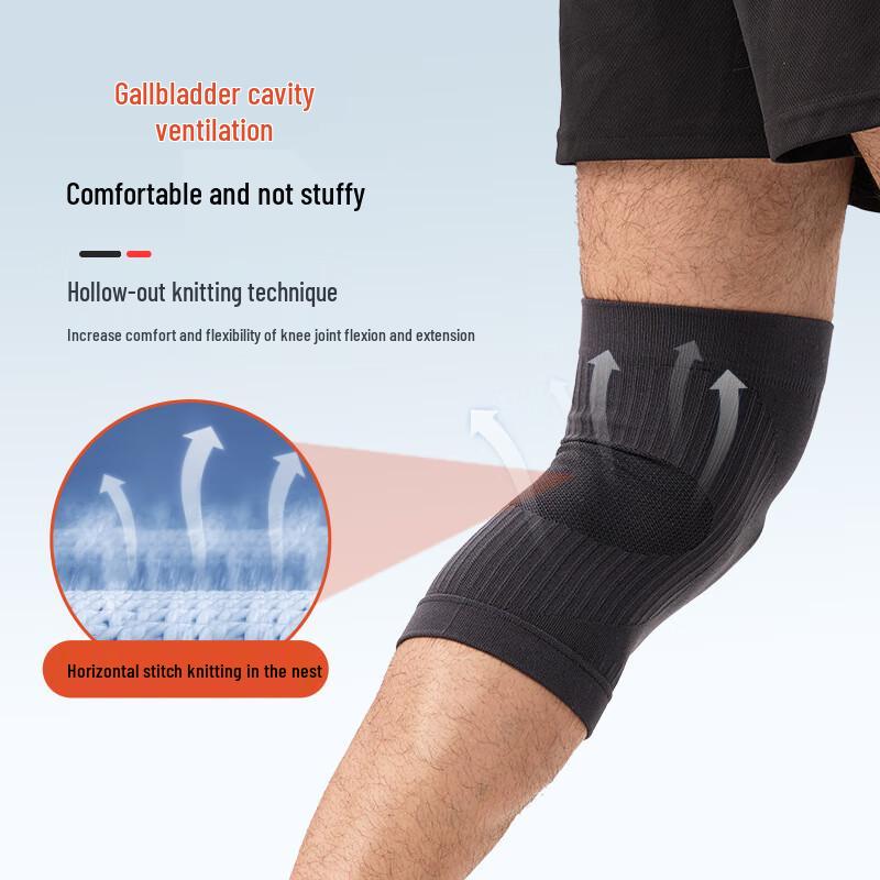 Breathable Knitted Sports Knee Support Sleeve