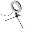 Selfie Ring Light 3 Colors 10 Brightnesses LED Desktop Fill Light with Tripod for Live Streaming Makeup USB 5V