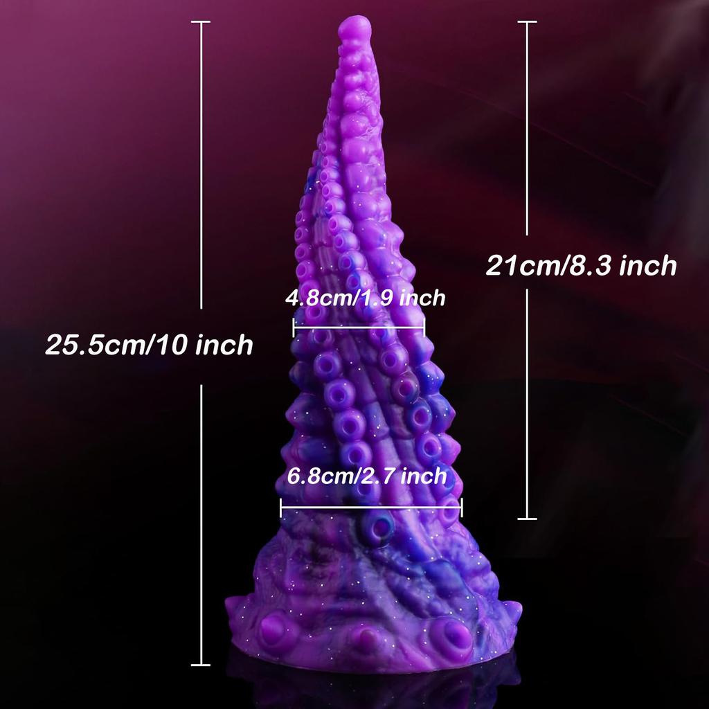 Weibliche übergroße Silikondildos Masturbatoren Oktopus-Tentakel Butt Plugs Anal Plugs Prostata-Massagegeräte Anal-Sexspielzeug für Männer