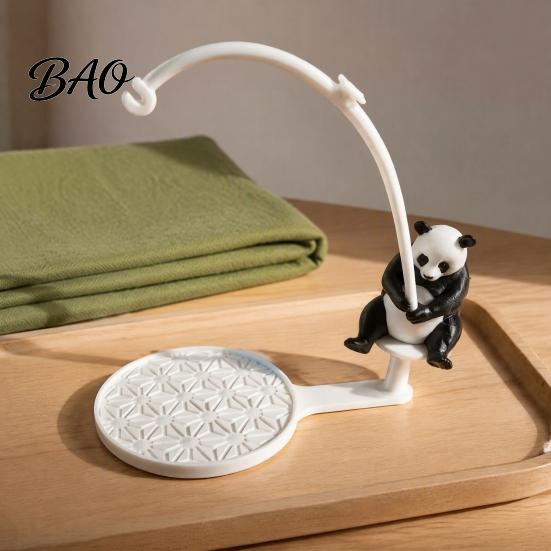 Hamster Coaster Fishing Animal Tea Bag Holder, 3D Printed Heat-Resistant Coaster, Accessory for Turtle Cup and Coffee Mug, Gift Lovers & Enthusiasts