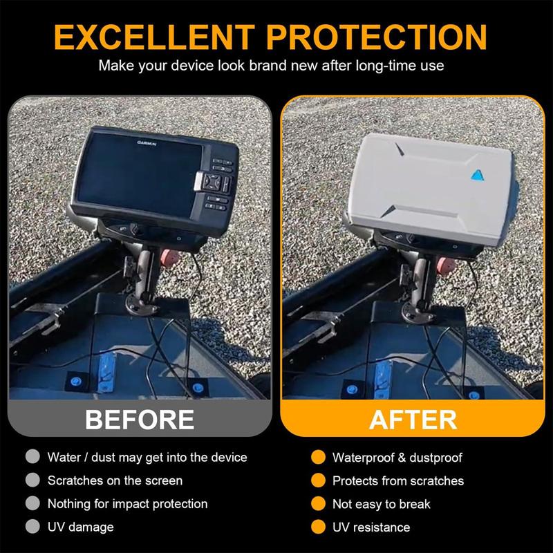 010-12441-02 Protective Sun/Dust Cover for Garmin 7" Striker Fish Finder, Fit for Striker 7cv, 7dv, 7sv, Vivid 7cv, Devices