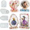 Easy Release Picture Frame Silicone Molds DIY Silicone Resin Mold  Resin Casting