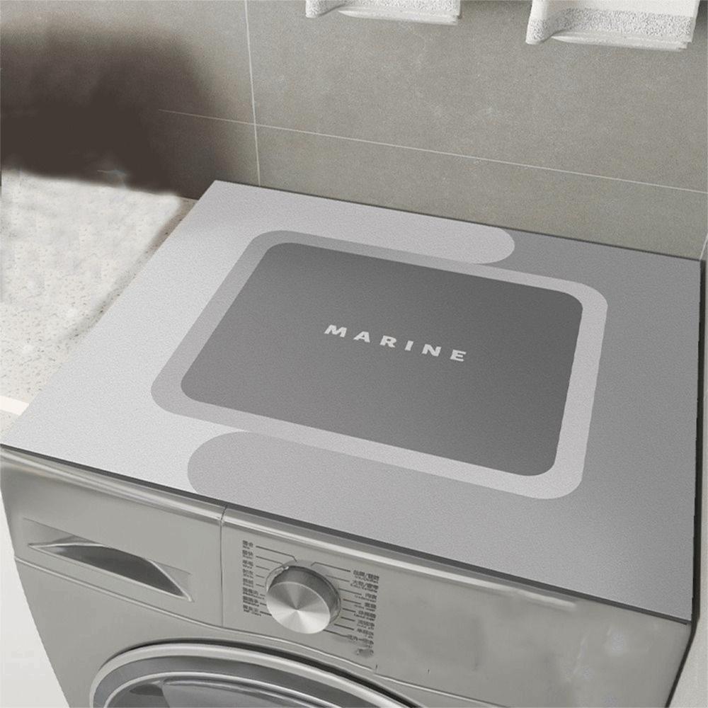 Saugfähige Waschmaschinen-Staubschutzhülle, bedruckte Bodenmatte, Küchenteppiche, Tischunterlage, Badezimmer