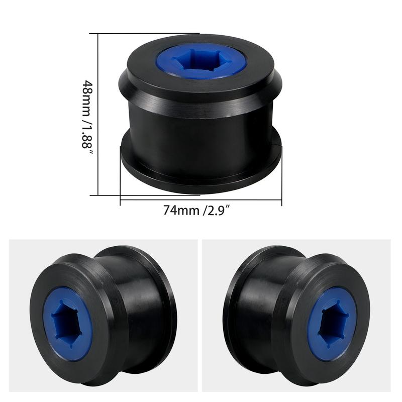 80A Polyurethane Front Control Arm Bushings for BMW E46 Z4 E85/E86, Replace for 31126757623,31126777850,31126783376,31126757622