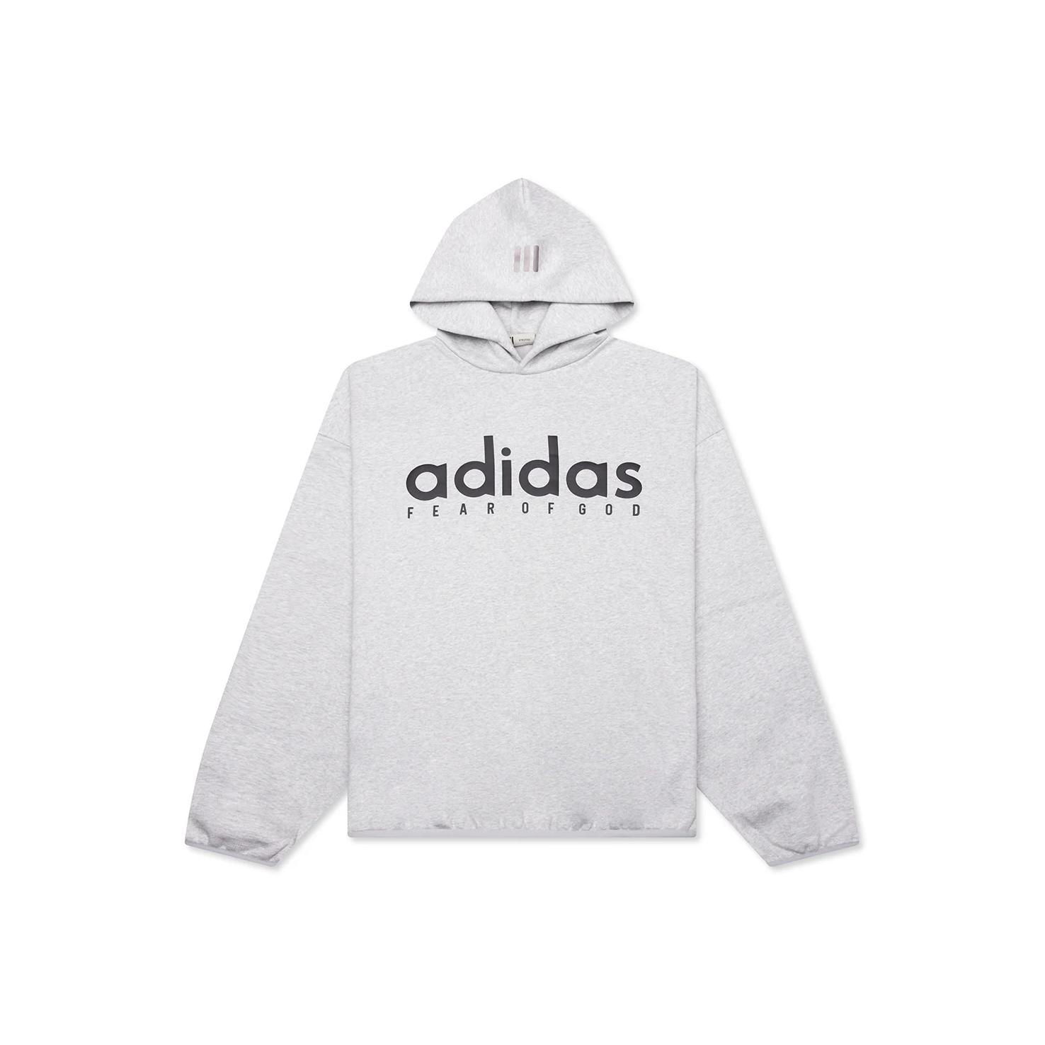 

Adidas Originals X Fear Of God Athletics Collaboration FW25 Hooded Pullover Fashion Versatile Long Sleeve Sweatshirt Unisex Sweatshirt JZ7367 L