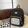 Schoolbag New Large Capacity Cute Cartoon Shoulder Bag Versatile Girl Pain Bag Casual Fashion Girls Transparent Backpack