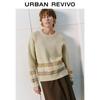 UR Women's 2024 Winter Jacquard Loose Knit Sweater