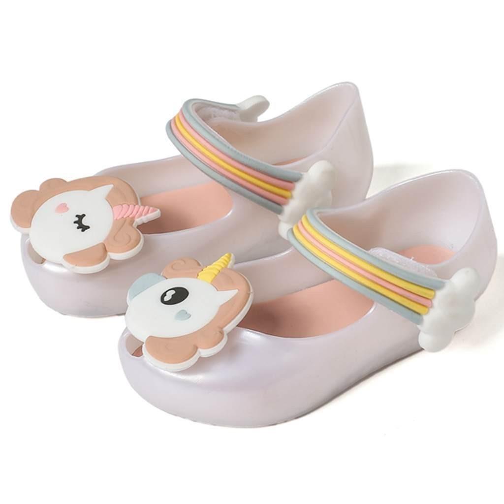 

Versatile Sandales Pluie Fille Perfect For Beach Pool Days With Cute Unicorns Blanc,25 1/2