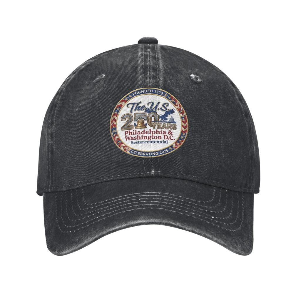 America Year Anniversary Printed Caps for Unisex Women Cotton Trucker Hat Lerisure Wear Baseball Cap Adjustable