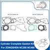 CQHZJ NC250 NC450 Motorcycle Cylinder Complete Gasket Kit Top Bottom Full Engine Pad Seals Set For ZONGSHEN Engine