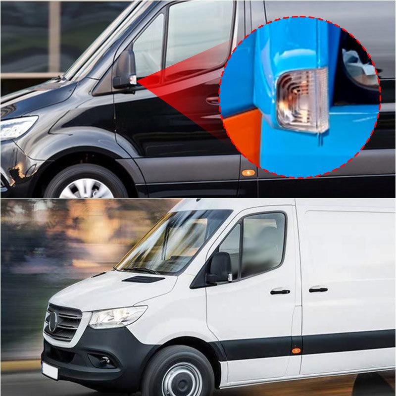 9109064700 A9109064600 Left Right Wing Mirror Indicators Lens Lamp Turn Signal Light For Mercedes Sprinter (907/910) 2018-2024