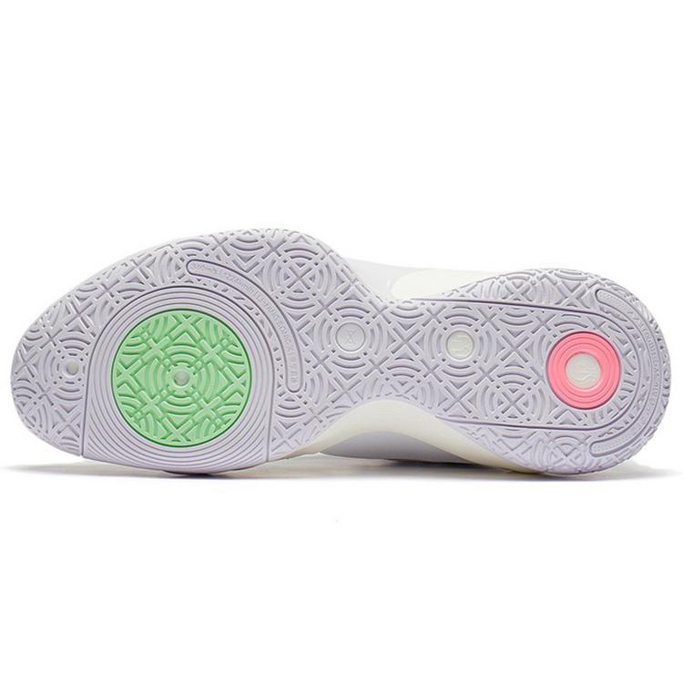New LiNing SONIC 10 V2 Cushioning Anti Slip Wear Resistant Breathability Low Top Basketball Shoes Standard White ABAS057-1
