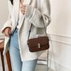 PU Leather Shoulder Bag Saddle Purse Casual Underarm Bag for Women, Underarm Bag Saddle Handbag Purse