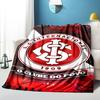 Inter Club Emblem Printed Throws Blanket Soft Flannel Blankets for Couch Bed Gifts for Men Women Picnic Blanket Christmas Gifts
