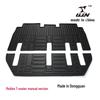 Odorless TPE 3D Car Floor Mats for Tesla Model X 7-Seater (Manual) - Basin Shaped Foot Pads