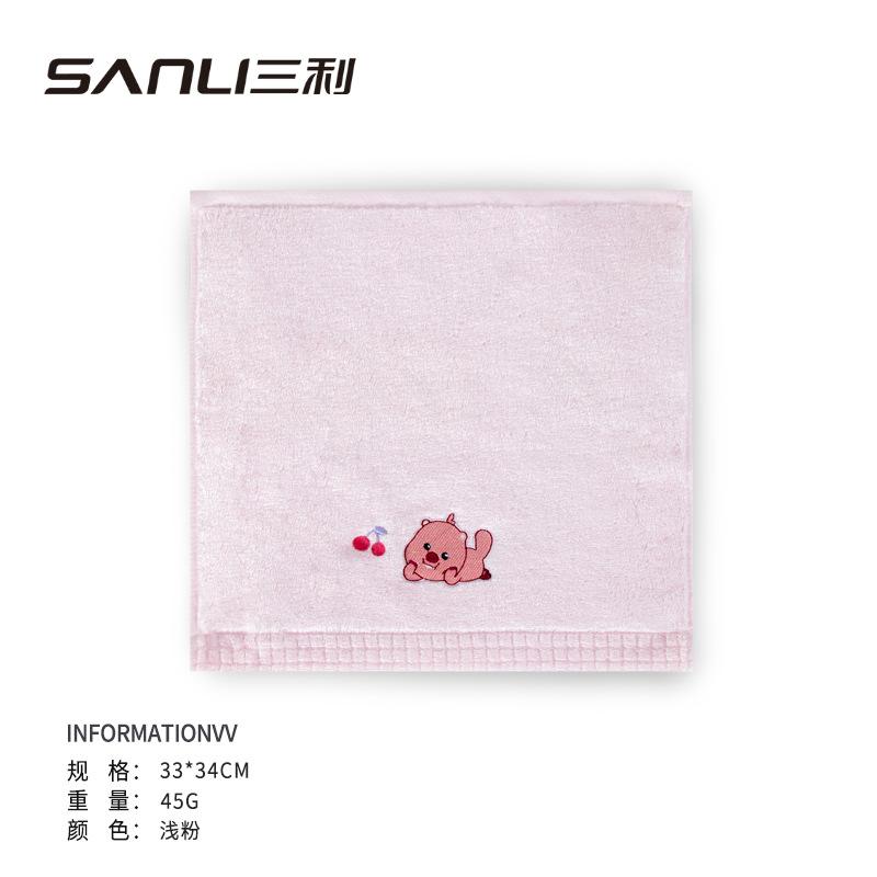 Asciugamano Ruby Quadrato Asciugamano Puro Cotone Assorbente Ricamato Piccolo Asciugamano Asciugamano in Cotone per Pulizia Viso Regalo Asciugamano per Bambini