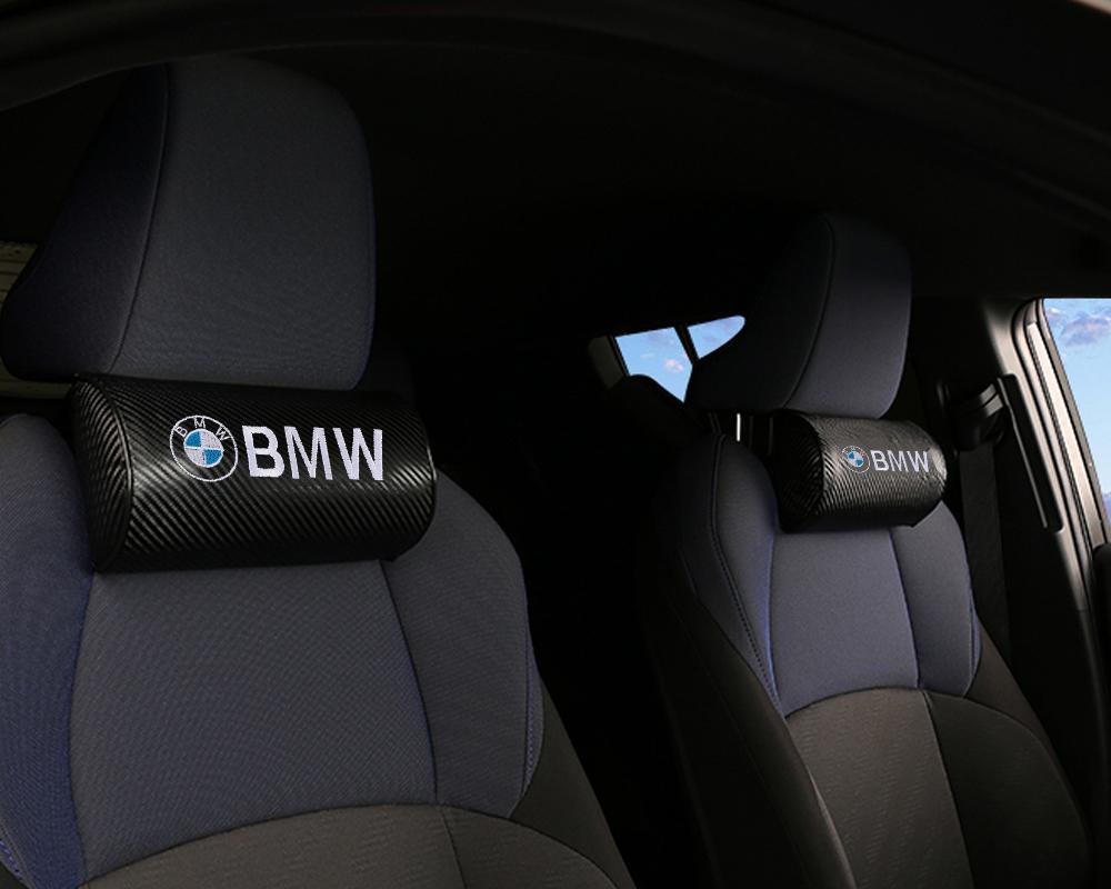 2ks Uhlíkové Vlákno Autosedačka Opierka Hlavy Krku Cestovná Opierka Hlavy Príslušenstvo Pre BMW M Performance E46 E90 E60 F30 E39 E87 W222