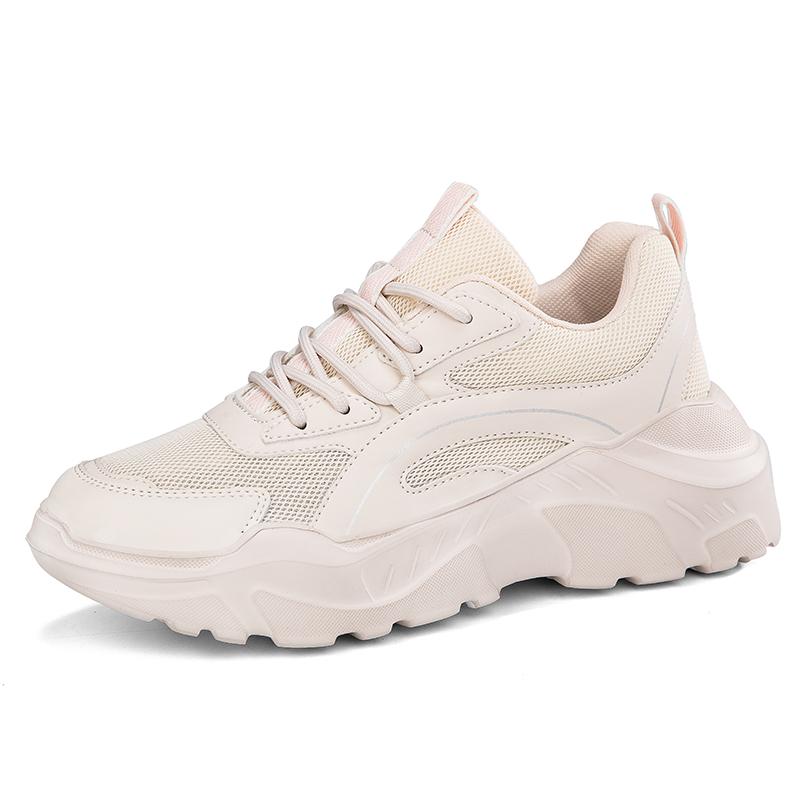 

Женские туфли на массивном каблуке TUINANLE, повседневная обувь на платформе со шнуровкой и сеткой, парная вулканизированная обувь