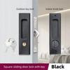 Invisible Door Lock Balcony Wooden Sliding Door Lock With Key Kitchen Bedroom Sliding Door Sliding Door Built-in Hook Lock