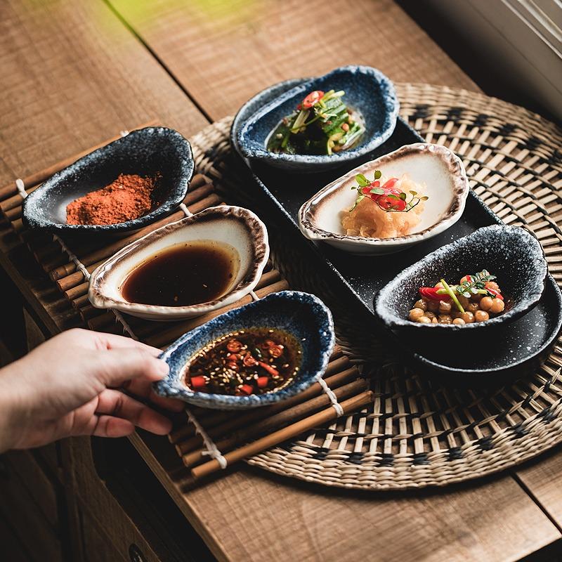 Creative Seasoning Small Plates Dipping Sauce Small Bowls Seasoning Small Plates Japanese Tableware