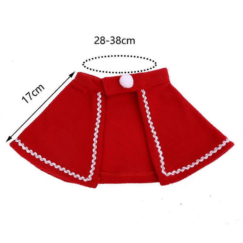 Pet Party Clothes Dog Cape for Christmas 6Pcs Funny Costume Set