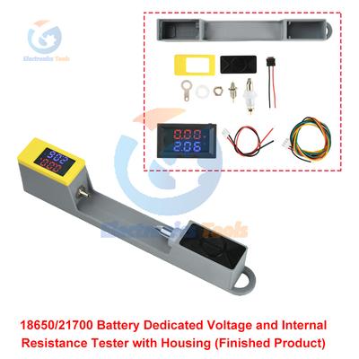 Battery Resistance Tester DC 4-12V VR452 Double Digital Display Accurate Voltage Internal Resistance Meter Red Blue Display