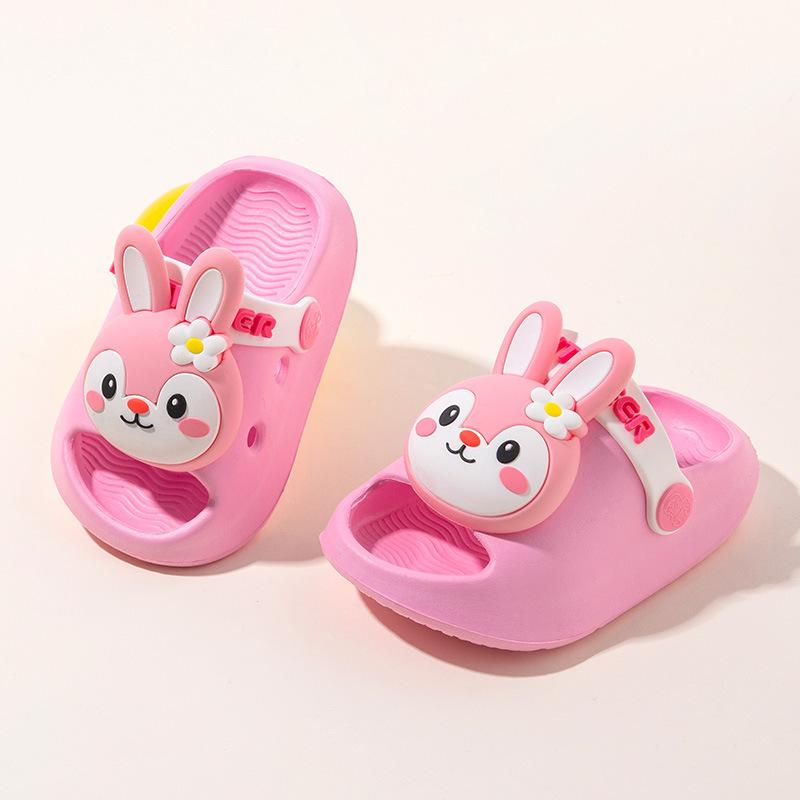 Boys' and Girls' Cool Sandals, Cute Thick-soled Shoes, Soft-bottomed Indoor Slippers