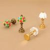 Doll House Mini Model Home Scene Diy Lamp Decoration Accessories Simulation Mini Decoration