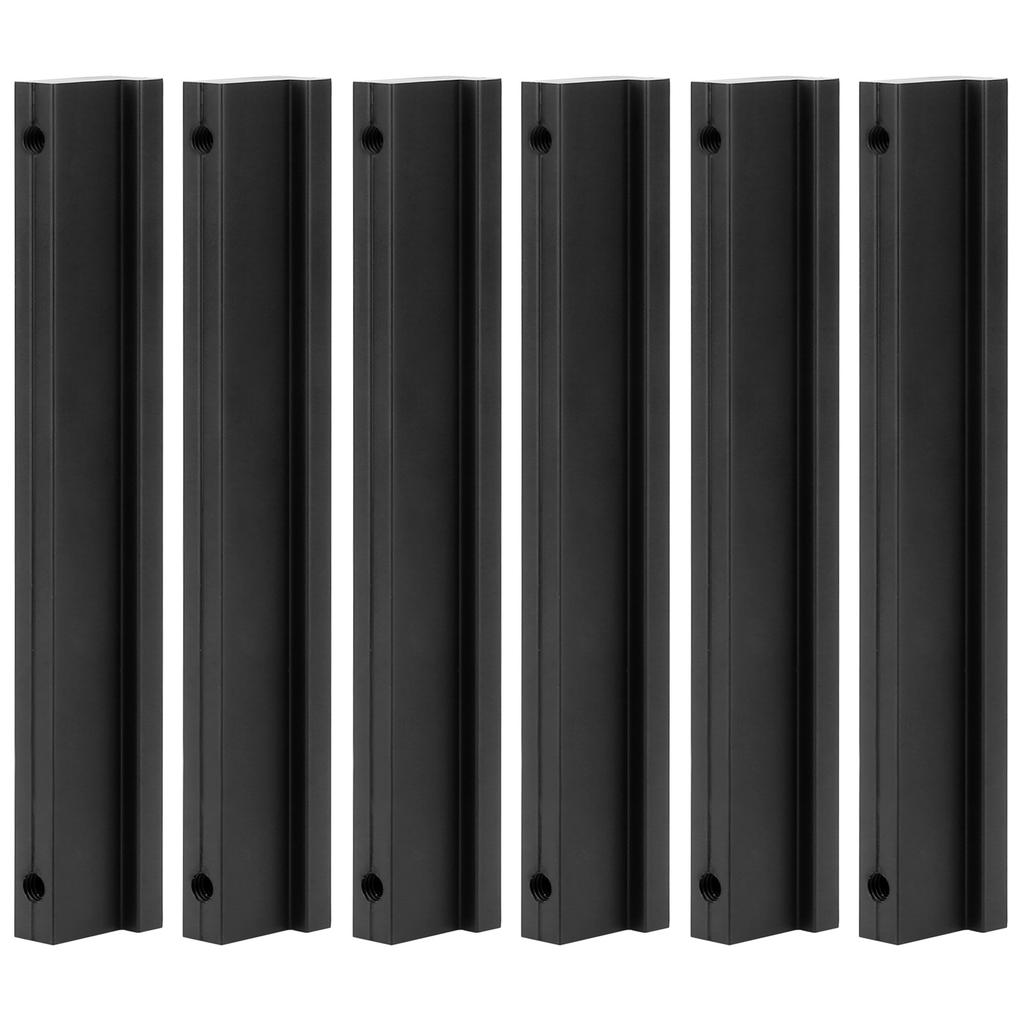 6 Sets T shaped Handle Aluminium Alloy Kitchen Cabinet Door Handle Furniture Drawer Pull Hardware(64mm )