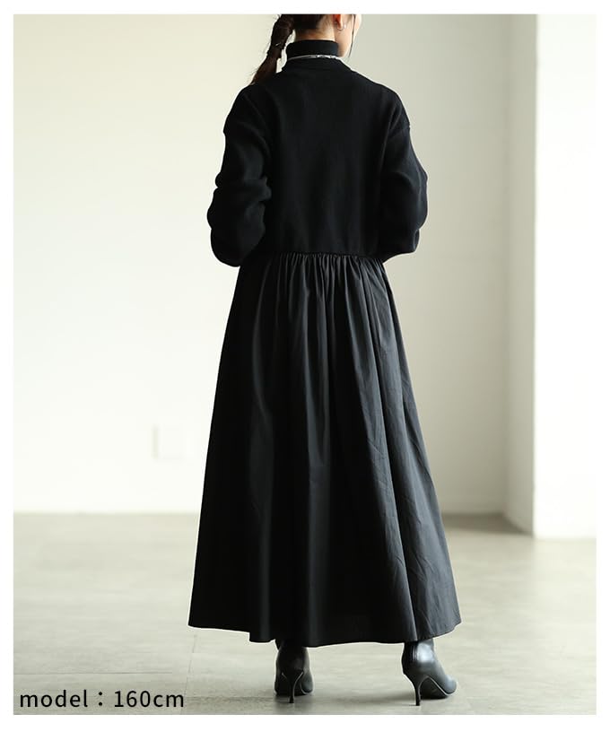 la Instantly look stylish on busy mornings with this docking flared fashion perfect for fall and Free [sawa á mode] dress. Women's dress, spring.